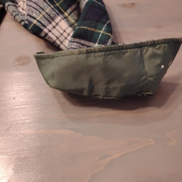 Vintage Lucien Piccard Men's Size M Wool Plaid Button Front Shirt - Picture 6 of 12